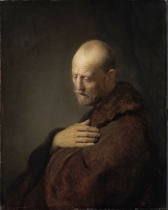 Old Man in Prayer by Rembrandt