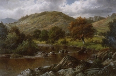 On the Lledr above Lledr Bridge by William Henry Mander