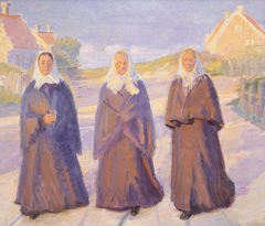 On the Way to Church by Anna Ancher