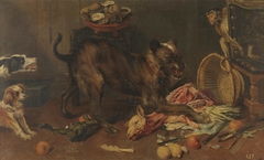 Perro con presa by Frans Snyders