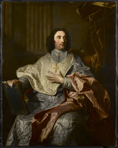 portrait de Charles d'Orléans abbé de Rothelin by Hyacinthe Rigaud