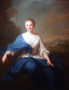 Portrait de Mlle Henault, comtesse d'Aubeterre by Jean-Marc Nattier