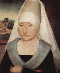 Portrait of a Elderly Lady by Hans Memling