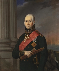 Portrait of Admiral F.F.Ushakov by Anonymous