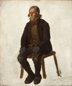 Portrait of Asle Hermandsøn from Hallingdal by Adolph Tidemand