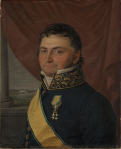 Portrait of Cabinet Minister Nicolay Johan Lohmann Krog by Jacob Munch