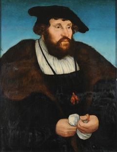 Portrait of Christian II., King of Denmark by Lucas Cranach the Elder