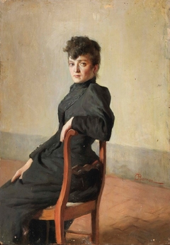 Portrait of Edith Marion Story by Odoardo Borrani