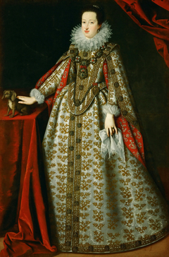 Portrait of Eleonore von Gonzaga (1598-1655), wife of Ferdinand II by Justus Sustermans