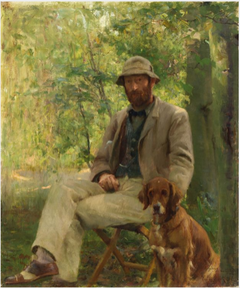 Portrait of J.B.S. MacIlwaine (1857-1945), Artist and Inventor by Walter Osborne