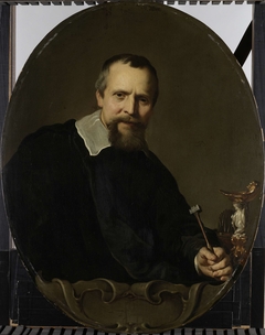 Portrait of Johannes Lutma by Jacob Adriaensz Backer