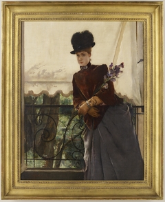 Portrait of Mademoiselle Dubois by Alfred Stevens