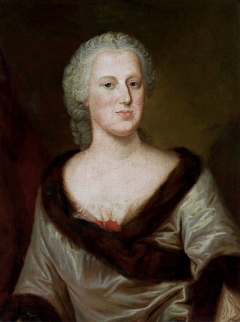 Portrait of Maria Anna of Kolowrat-Krakovský. by Louis de Silvestre