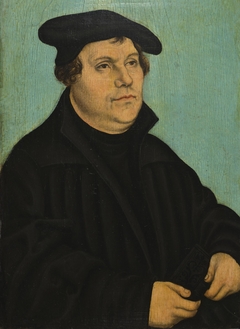 Portrait of Martin Luther by Lucas Cranach the Elder