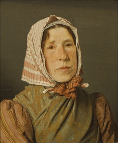 Portrait of old Peasant Woman by Christen Købke