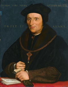 Portrait of Sir Bryan Tuke by Hans Holbein