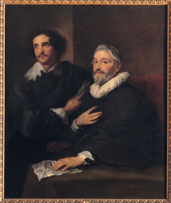 Portrait of the engravers Pieter de Jode the Elder and Pieter de Jode the Younger by Anthony van Dyck