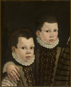 Portrait of two boys. by Antonis Mor