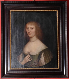 Portret van Eduarda Lucia van Juckema by Friese school