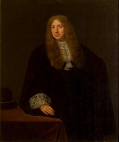 Portret van een heer by Michiel van Musscher