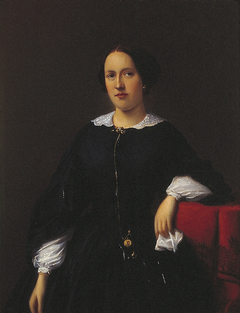 Portret van een vrouw by Leendert de Koningh