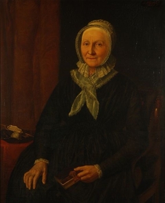 Portret van Elisabeth Bunk by Jacob Akkersdijk