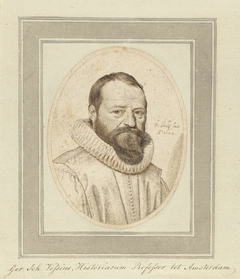 Portret van professor Gerardus Johannes Vossius by David Bailly