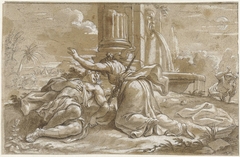 Pyramus en Thisbe by Paulus Moreelse