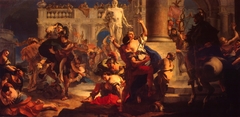 Rape of the Sabine Women by Giovanni Battista Tiepolo