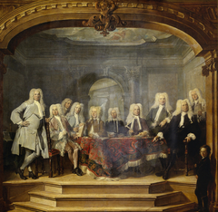 Regents of the Almshouse in 1729 by Cornelis Troost