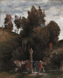 Roman May Day by Arnold Böcklin