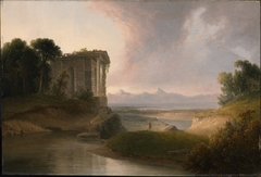 Romantic Landscape with a Temple by Thomas Doughty