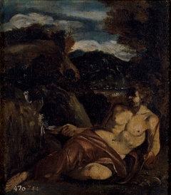 Saint John in the Desert by Antonio Marziale Carracci