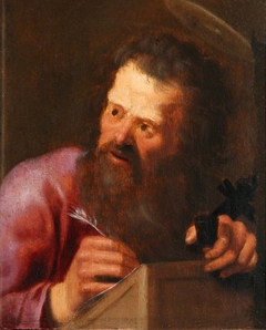 Saint Mark by Cornelius van Poelenburgh