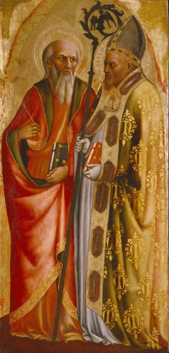 Saints John the Evangelist(?) and Martin of Tours by Masolino da Panicale