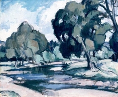 Samuel John Peploe - River - ABDAG010706 by Samuel Peploe