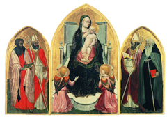 San Giovenale Triptych by Masaccio