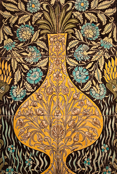 Sands Ends Pottery Tile Design by William De Morgan