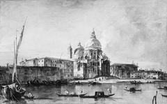 Santa Maria della Salute by Francesco Guardi