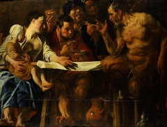 Satyr and the peasant by Jacob Jordaens