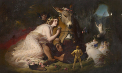 Scene from A Midsummer Night's Dream by Edwin Henry Landseer