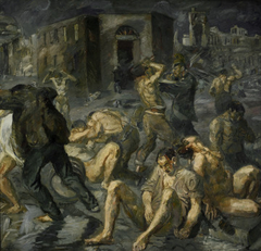 Scene from the Destruction of Messina by Max Beckmann