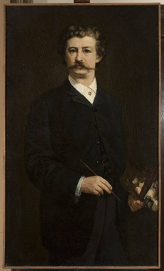 Self portrait by Aleksander Sochaczewski