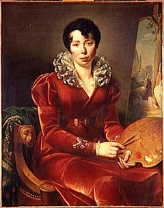 Self-portrait by Henriette Lorimier