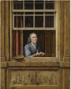 Self-Portrait in a Window by Gerrit Zegelaar