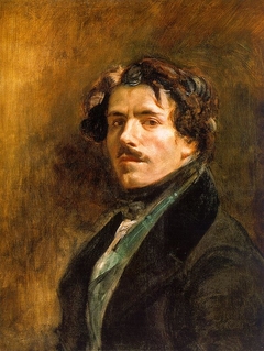 Self-portrait with Green Vest by Eugène Delacroix