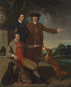 Self-Portrait with His Father and His Brother by John Hamilton Mortimer