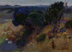 Sketch Near Orakei, Auckland by Clas Edvard Friström