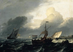 Small Dutch Vessels by Ludolf Bakhuizen