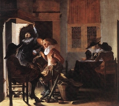 Soldiers beside a Fireplace by Willem Cornelisz Duyster